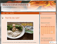 Tablet Screenshot of bizzeebmommies.wordpress.com