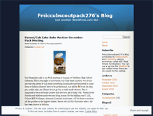Tablet Screenshot of fmiccubscoutpack276.wordpress.com