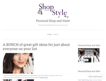 Tablet Screenshot of personalshopandstyle.wordpress.com