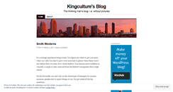 Desktop Screenshot of kingculture.wordpress.com