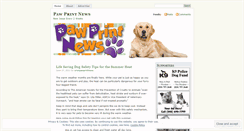 Desktop Screenshot of orionpawprintnews.wordpress.com