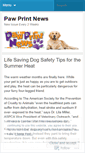 Mobile Screenshot of orionpawprintnews.wordpress.com