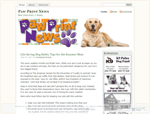 Tablet Screenshot of orionpawprintnews.wordpress.com