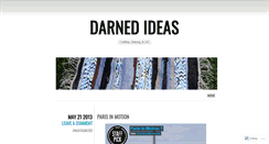 Desktop Screenshot of darnedideas.wordpress.com