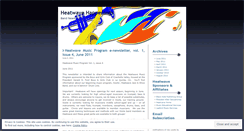 Desktop Screenshot of heatwaveband.wordpress.com