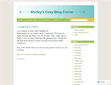 Tablet Screenshot of cutieshirley.wordpress.com