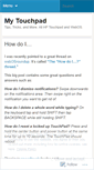 Mobile Screenshot of mytouchpad.wordpress.com