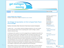 Tablet Screenshot of getmichiganmoving.wordpress.com