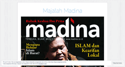 Desktop Screenshot of majalahmadina.wordpress.com