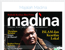 Tablet Screenshot of majalahmadina.wordpress.com