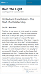 Mobile Screenshot of holdthelight.wordpress.com