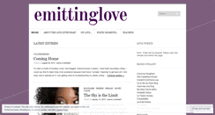 Desktop Screenshot of emittinglove.wordpress.com