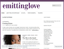 Tablet Screenshot of emittinglove.wordpress.com