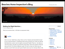 Tablet Screenshot of beacheshomeinspection.wordpress.com