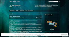 Desktop Screenshot of dropbooks.wordpress.com