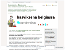 Tablet Screenshot of kasviksenabelgiassa.wordpress.com