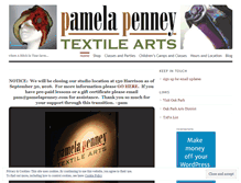 Tablet Screenshot of pamelapenney.wordpress.com