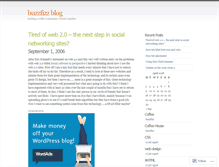 Tablet Screenshot of buzzfizz.wordpress.com