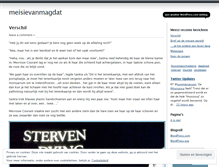 Tablet Screenshot of meisievanmagdat.wordpress.com