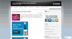 Desktop Screenshot of clockworkman.wordpress.com