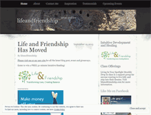 Tablet Screenshot of lifeandfriendship.wordpress.com