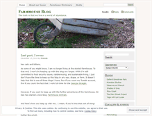 Tablet Screenshot of farmhouseblog.wordpress.com