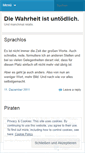 Mobile Screenshot of diewahrheitistuntoedlich.wordpress.com