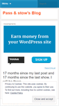 Mobile Screenshot of passandstow.wordpress.com