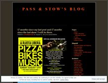 Tablet Screenshot of passandstow.wordpress.com