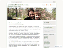 Tablet Screenshot of anothermommyblogger.wordpress.com