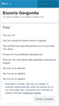 Mobile Screenshot of escoriagorgonita.wordpress.com