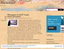 Tablet Screenshot of dianasinilaht.wordpress.com