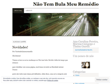 Tablet Screenshot of naotembulameuremedio.wordpress.com