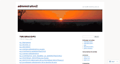 Desktop Screenshot of administrativo2.wordpress.com