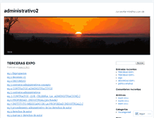 Tablet Screenshot of administrativo2.wordpress.com
