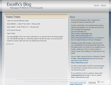 Tablet Screenshot of excelfx.wordpress.com