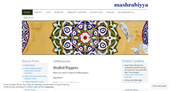 Desktop Screenshot of mashrabiyya.wordpress.com