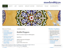 Tablet Screenshot of mashrabiyya.wordpress.com