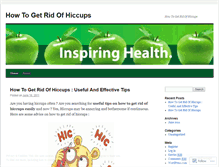 Tablet Screenshot of howtogetridofhiccups.wordpress.com