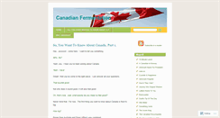 Desktop Screenshot of canadianfermentation.wordpress.com