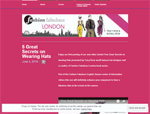 Tablet Screenshot of fashionfabulousuk.wordpress.com