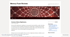 Desktop Screenshot of memoryfoamreviews.wordpress.com