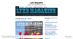 Desktop Screenshot of lykemag215.wordpress.com