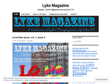 Tablet Screenshot of lykemag215.wordpress.com