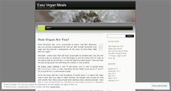 Desktop Screenshot of ecoveger.wordpress.com