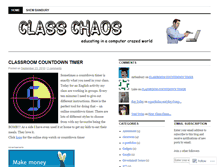 Tablet Screenshot of classchaos.wordpress.com