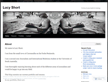 Tablet Screenshot of lucyshort.wordpress.com