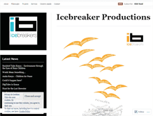 Tablet Screenshot of icebreakerproductions.wordpress.com