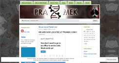Desktop Screenshot of pramek.wordpress.com