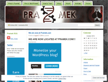 Tablet Screenshot of pramek.wordpress.com
